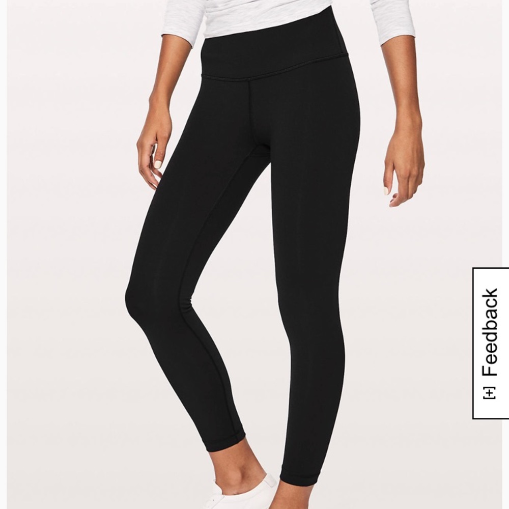 lululemon high rise wunder under 7/8